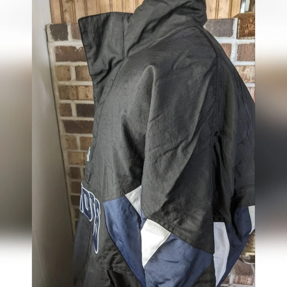 New England Patriots Starter NFL XL 1/2 Zip Puffer Pullover Jacket Excellent A+ - Picture 13 of 16